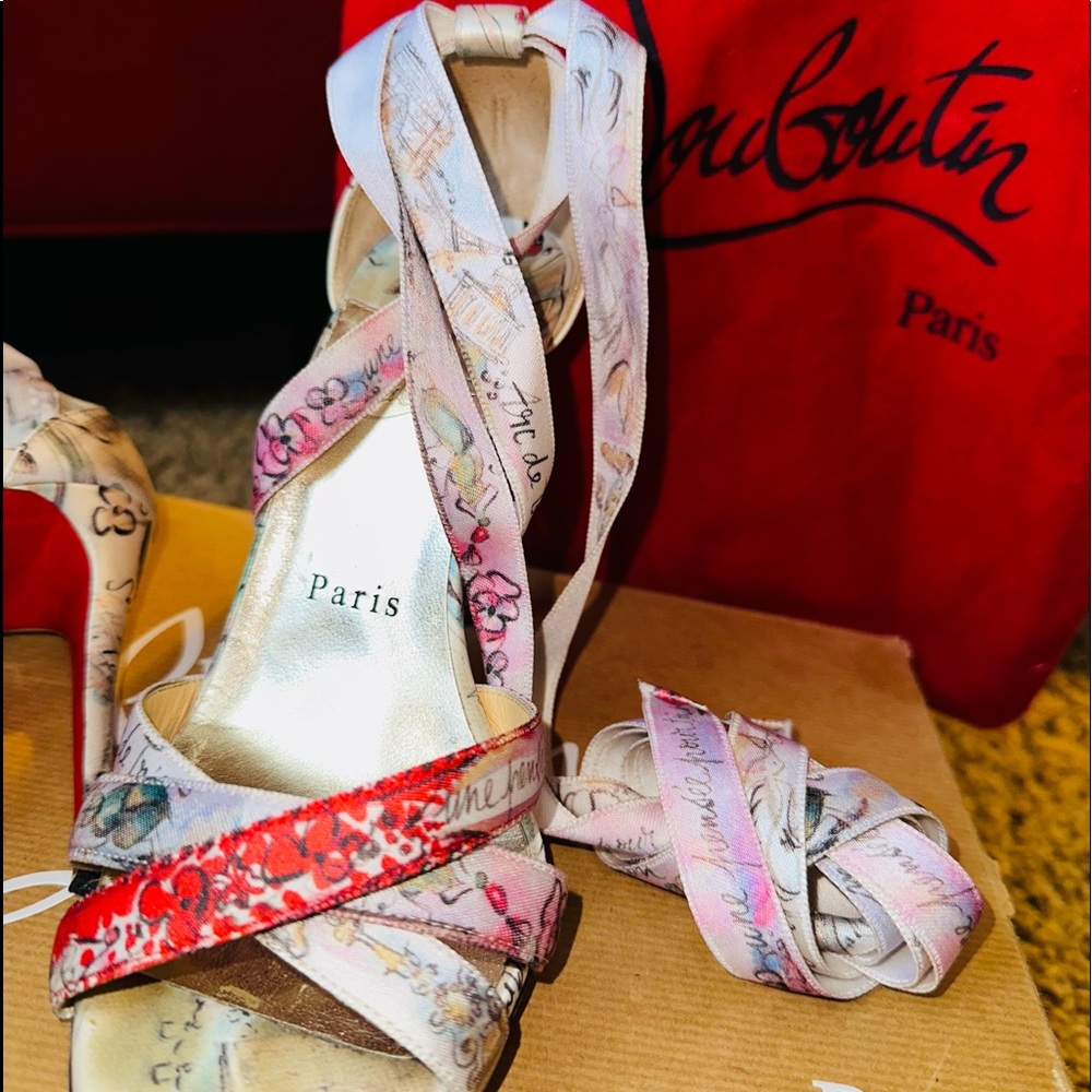 Rubadiva Satin Paris Louboutins